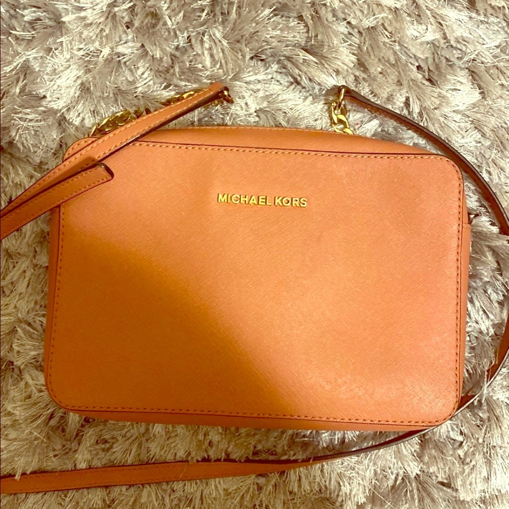 Pink Michael Kors crossbody